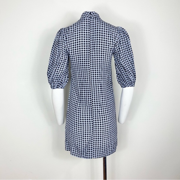 GANNI GINGHAM MINI DRESS - Picture 6 of 11